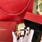 Cartier经典款LOVE無鉆手鐲