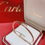 Cartier最新款無鉆釘子手鐲