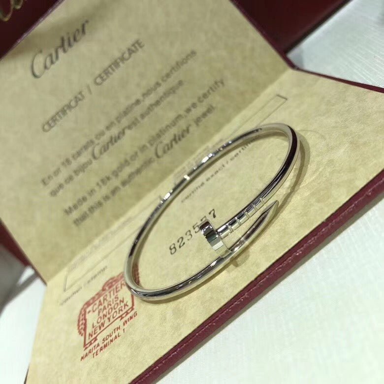 Cartier最新款無鉆釘子手鐲