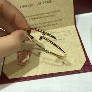 Cartier最新款無鉆釘子手鐲