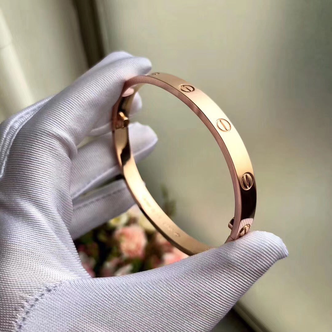 Cartier经典款LOVE無鉆手鐲