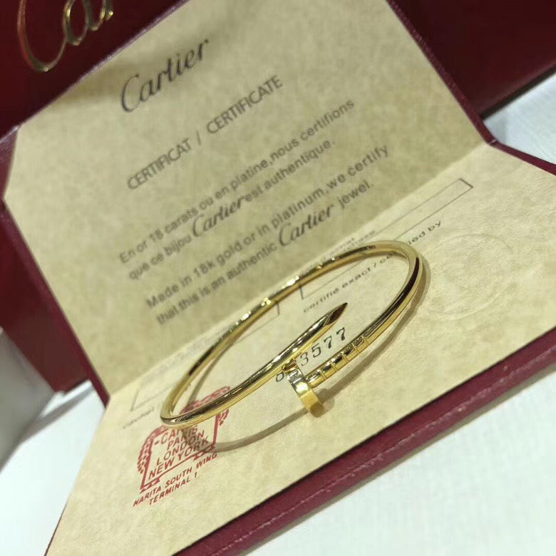 Cartier最新款無鉆釘子手鐲