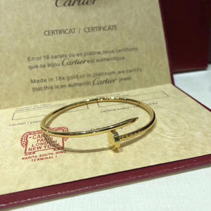 Cartier最新款無鉆釘子手鐲