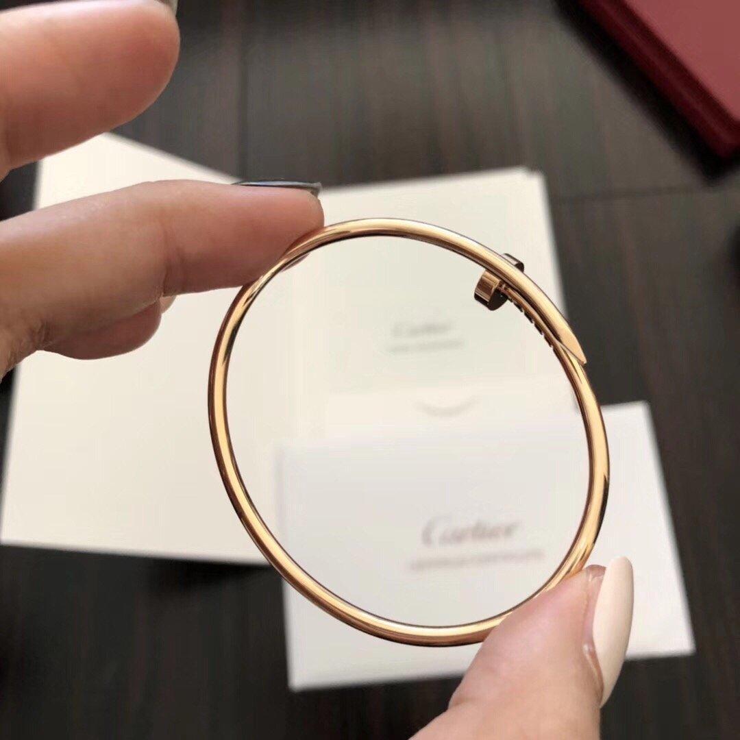 Cartier最新款無鉆釘子手鐲