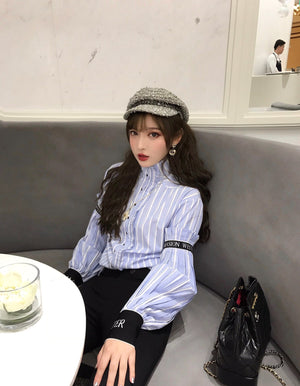 Chanel四葉月光石耳釘和項鏈
