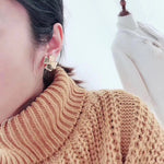 Chanel Vintage系列四葉草耳釘